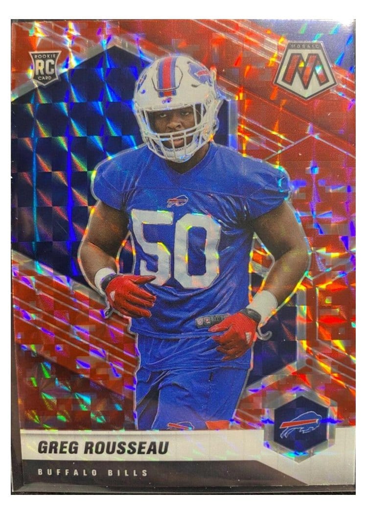 2021 Panini Mosaic Base Set Greg Rousseau #353 card