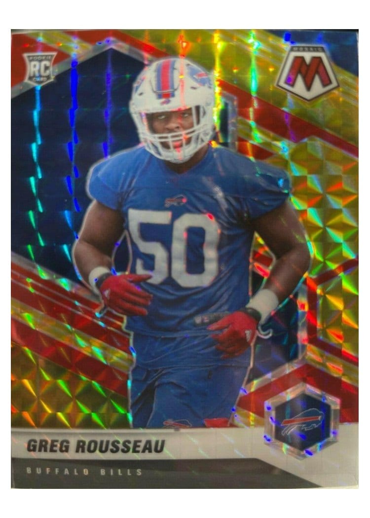 2021 Panini Mosaic Base Set Greg Rousseau #353 card