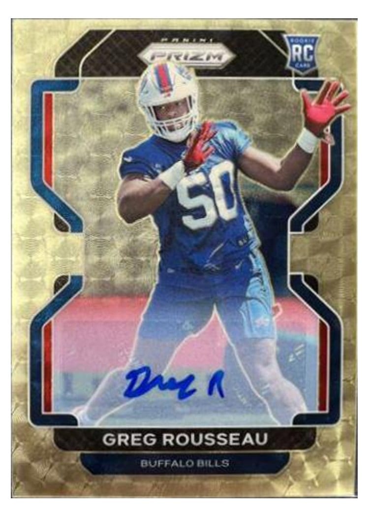 2021 Panini Prizm Base Set Greg Rousseau #434 card