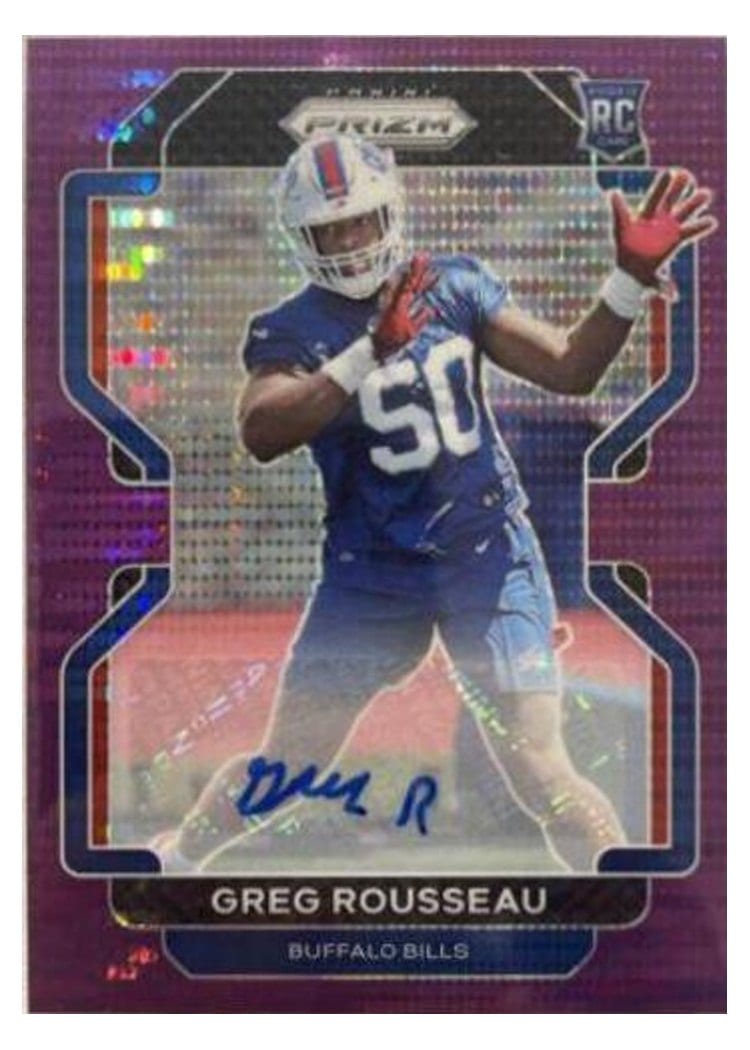 2021 Panini Prizm Base Set Greg Rousseau #434 card
