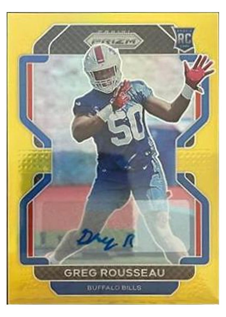 2021 Panini Prizm Base Set Greg Rousseau #434 card