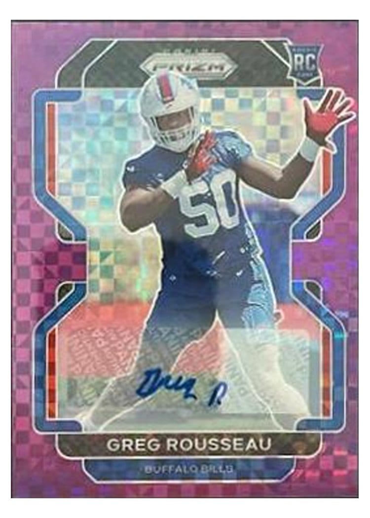 2021 Panini Prizm Base Set Greg Rousseau #434 card