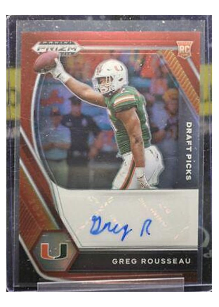 2021 Panini Prizm Base Set Greg Rousseau #434 card