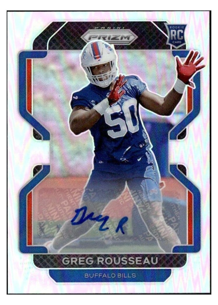 2021 Panini Prizm Base Set Greg Rousseau #434 card