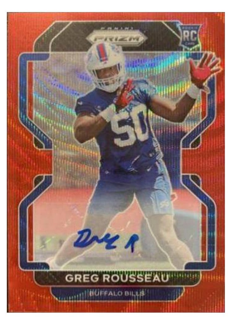 2021 Panini Prizm Base Set Greg Rousseau #434 card