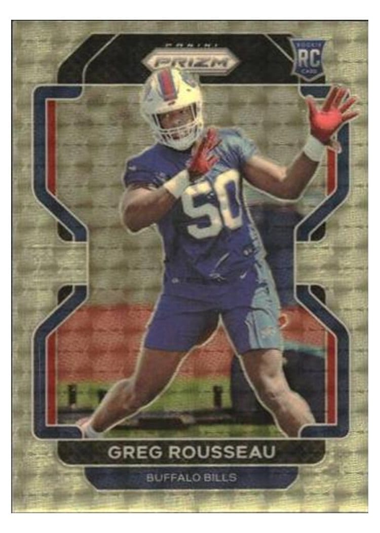 2021 Panini Prizm Base Set Greg Rousseau #434 card