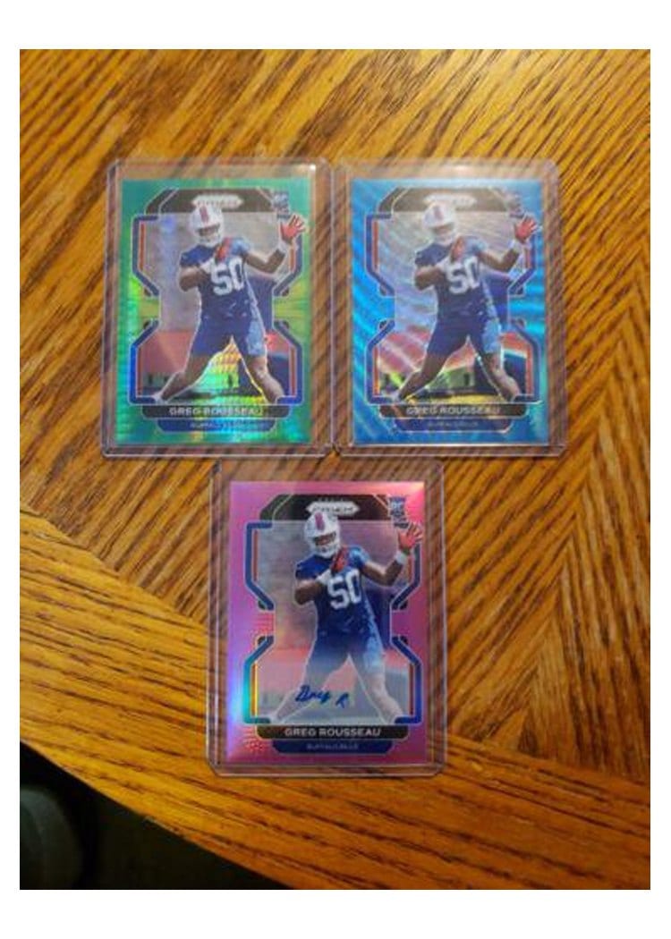 2021 Panini Prizm Base Set Greg Rousseau #434 card