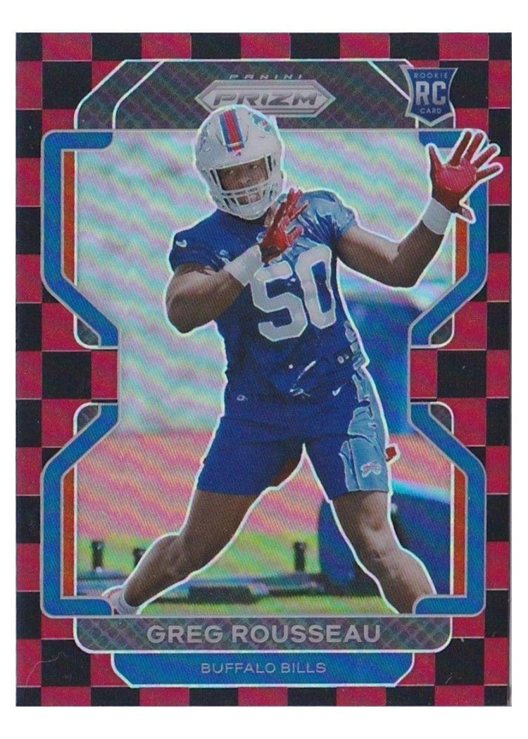 2021 Panini Prizm Base Set Greg Rousseau #434 card