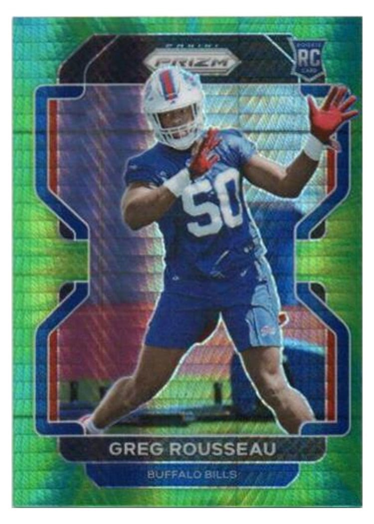 2021 Panini Prizm Base Set Greg Rousseau #434 card