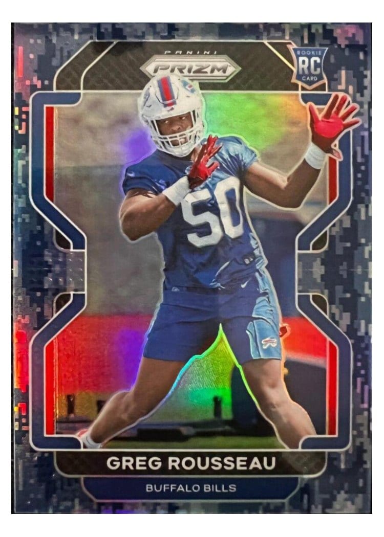 2021 Panini Prizm Base Set Greg Rousseau #434 card