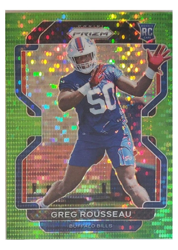 2021 Panini Prizm Base Set Greg Rousseau #434 card