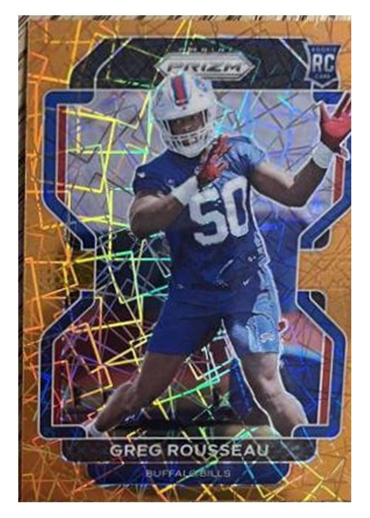 2021 Panini Prizm Base Set Greg Rousseau #434 card