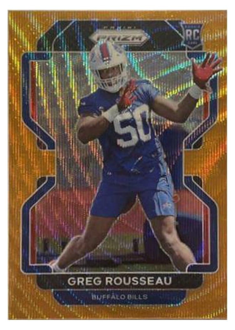 2021 Panini Prizm Base Set Greg Rousseau #434 card