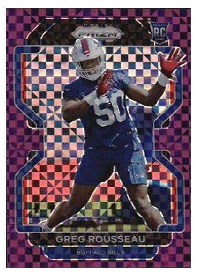 2021 Panini Prizm Base Set Greg Rousseau #434 card