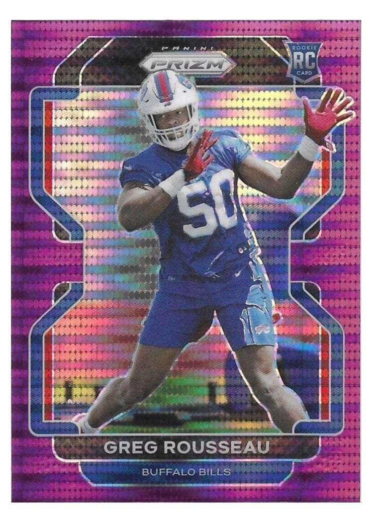 2021 Panini Prizm Base Set Greg Rousseau #434 card