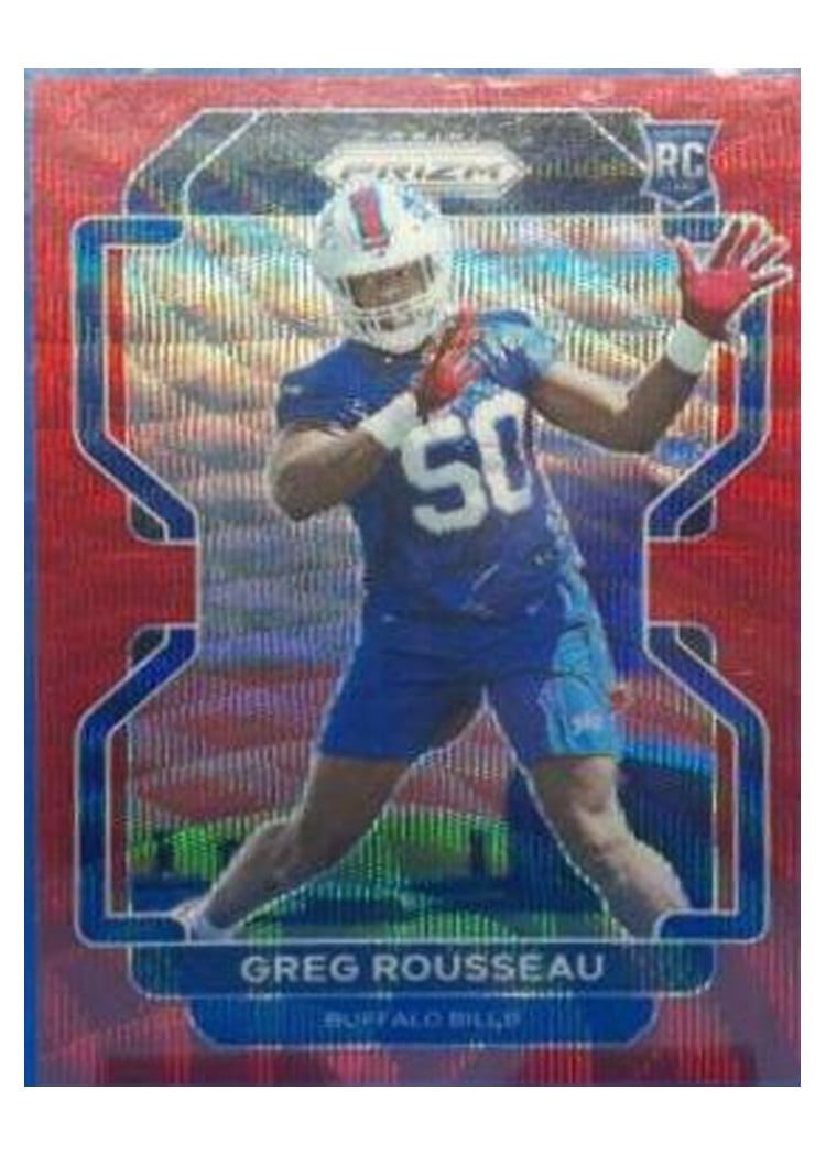 2021 Panini Prizm Base Set Greg Rousseau #434 card