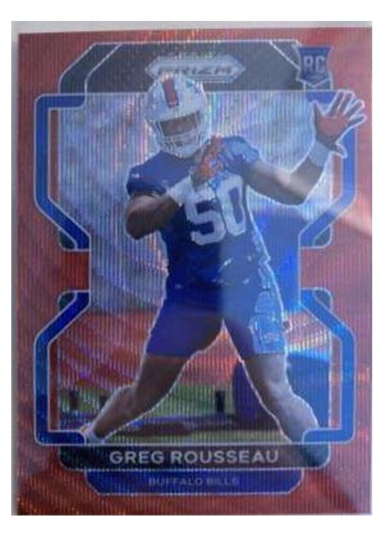 2021 Panini Prizm Base Set Greg Rousseau #434 card