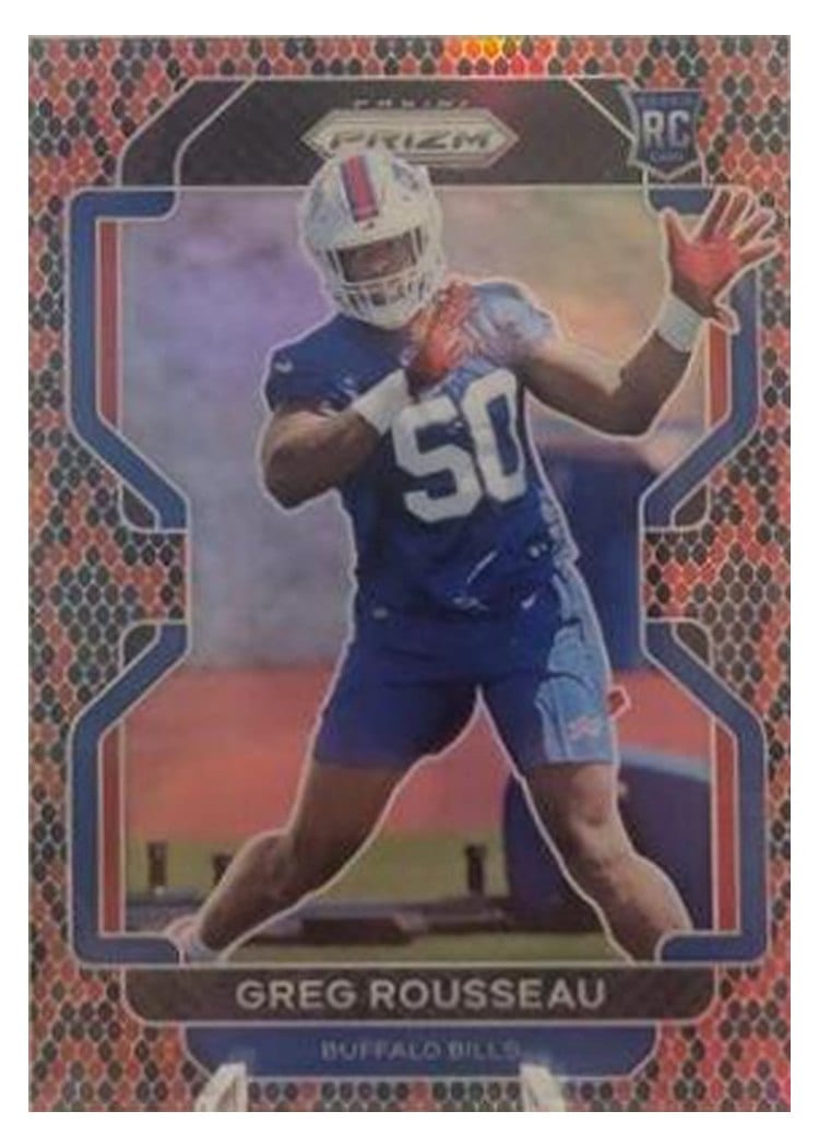 2021 Panini Prizm Base Set Greg Rousseau #434 card