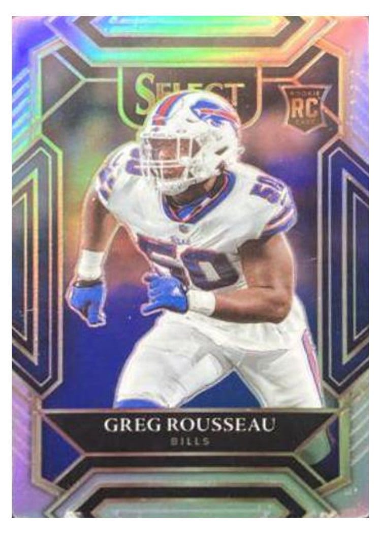2021 Panini Select Base Set Greg Rousseau Silver Die Cut #288 card