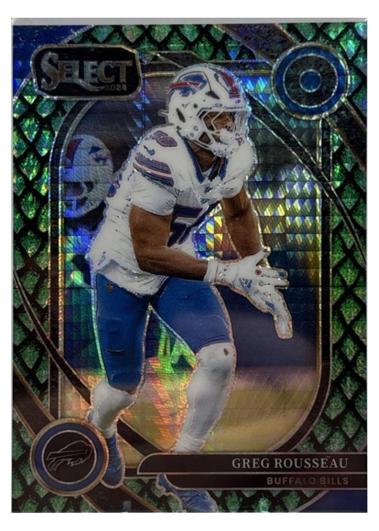 2024 Panini Select Base Set Greg Rousseau Dragon Scale Prizm #272 card