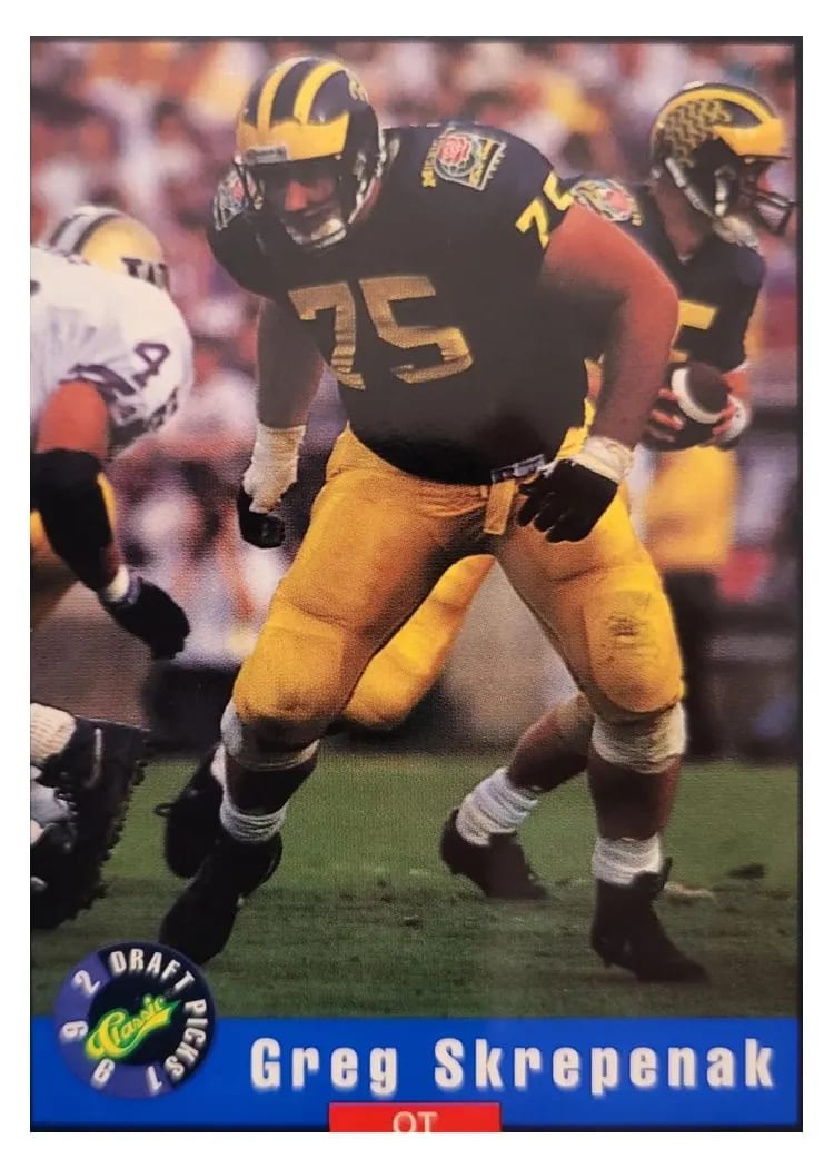 1992 Classic Draft Picks Greg Skrepenak #16 card