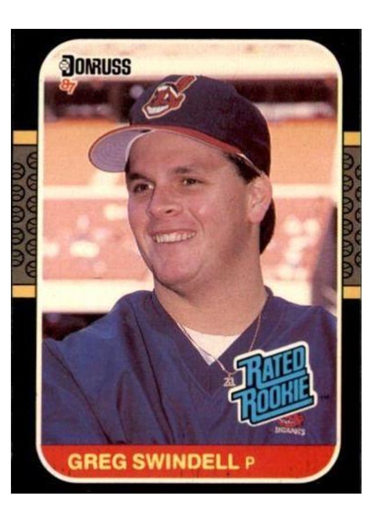 1987 Donruss Greg Swindell #32 card