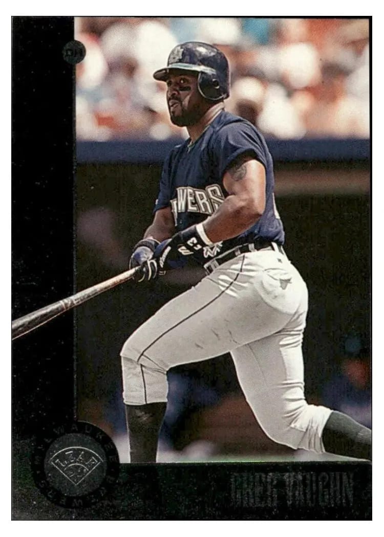 1996 Leaf Greg Vaughn #19 card