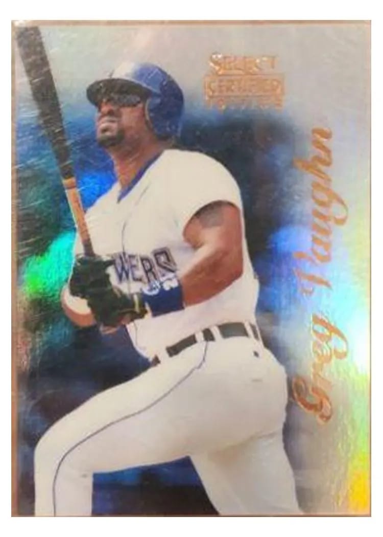 1996 Select Certified Greg Vaughn #55 card