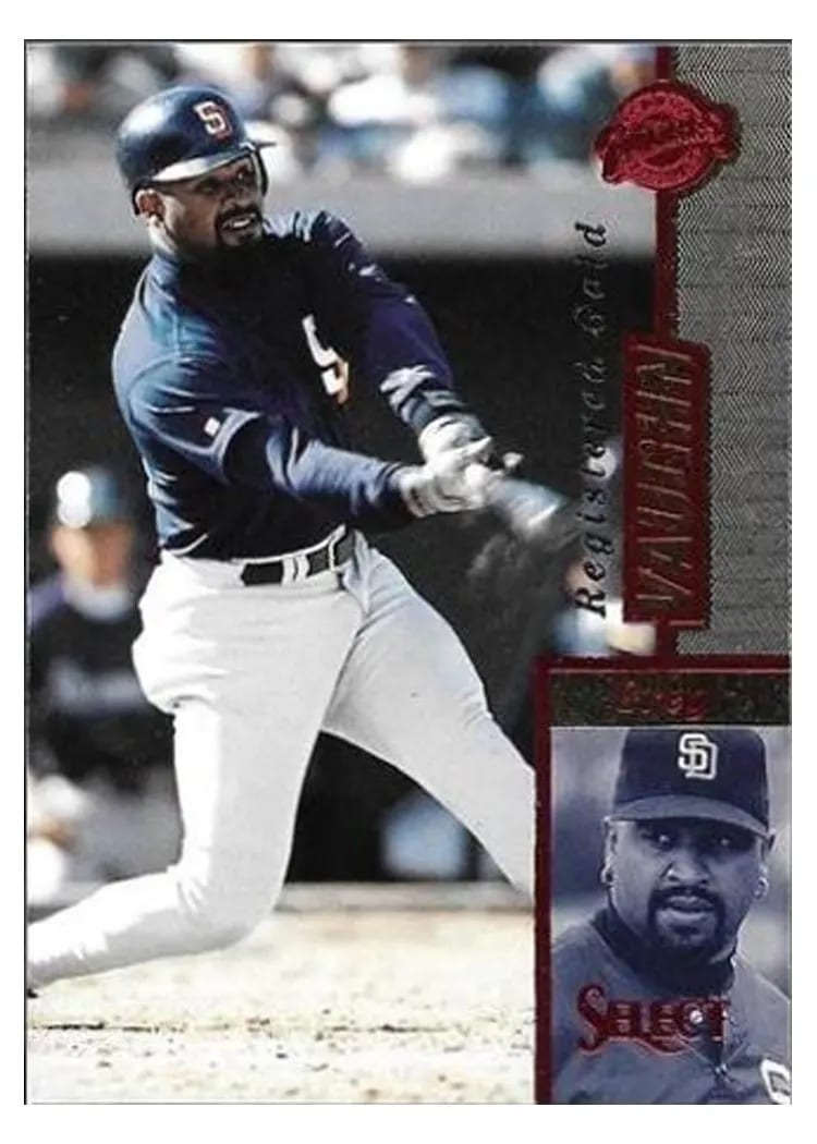 1997 Select Greg Vaughn #66 card