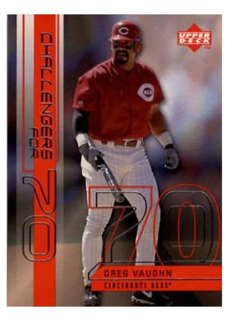 1999 Upper Deck Challengers Challengers Greg Vaughn #C21 card