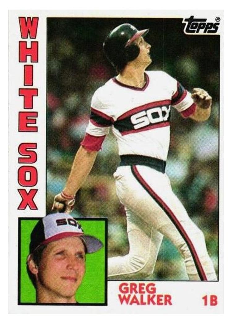 1984 Topps Greg Walker #518 card