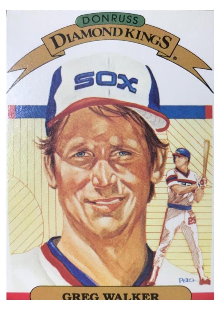 1987 Donruss Greg Walker #25 card