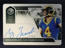 2020 Panini Elements Steel Signatures Greg Zuerlein #SS-GZ card