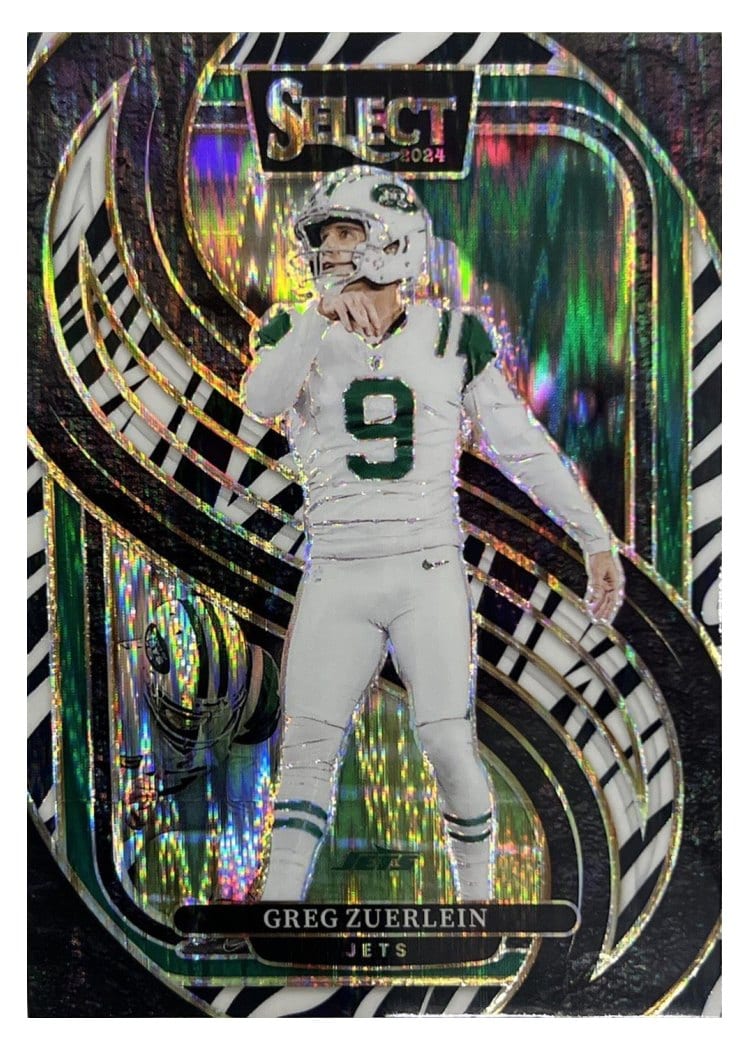 2024 Panini Select Base Set Greg Zuerlein Zebra Prizm #158 card