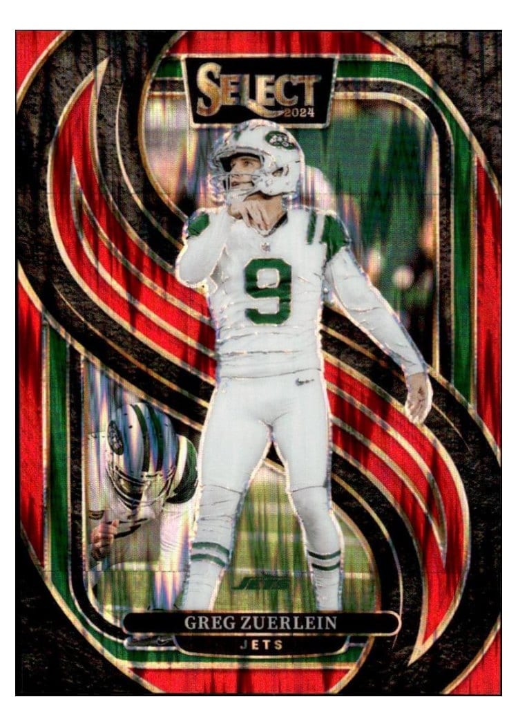 2024 Panini Select Base Set Greg Zuerlein Red Prizm Shock #158 card