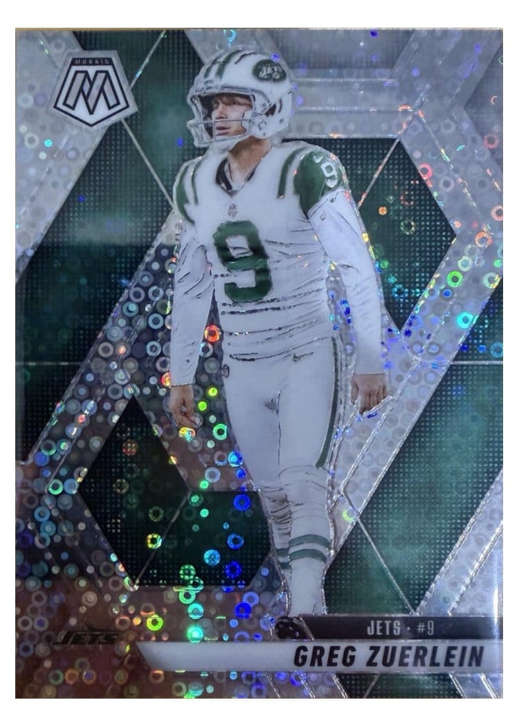2025 Panini Mosaic Base Set Greg Zuerlein No Huddle Silver #191 card