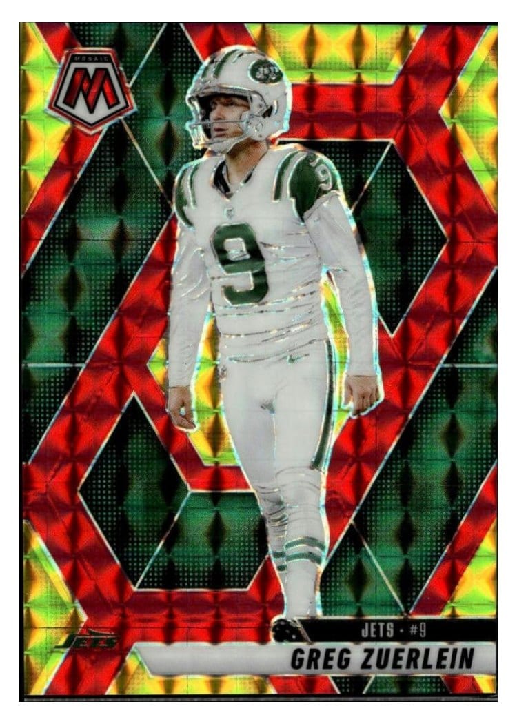 2025 Panini Mosaic Base Set Greg Zuerlein Choice Red #191 card