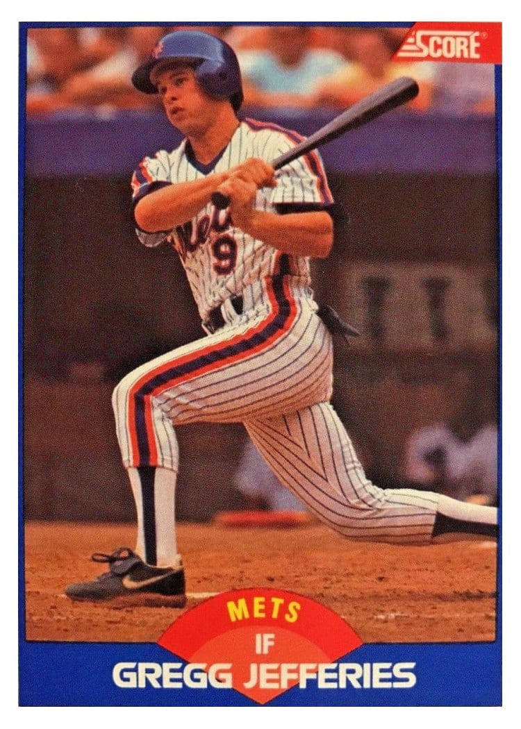 1989 Score Gregg Jefferies #600 card