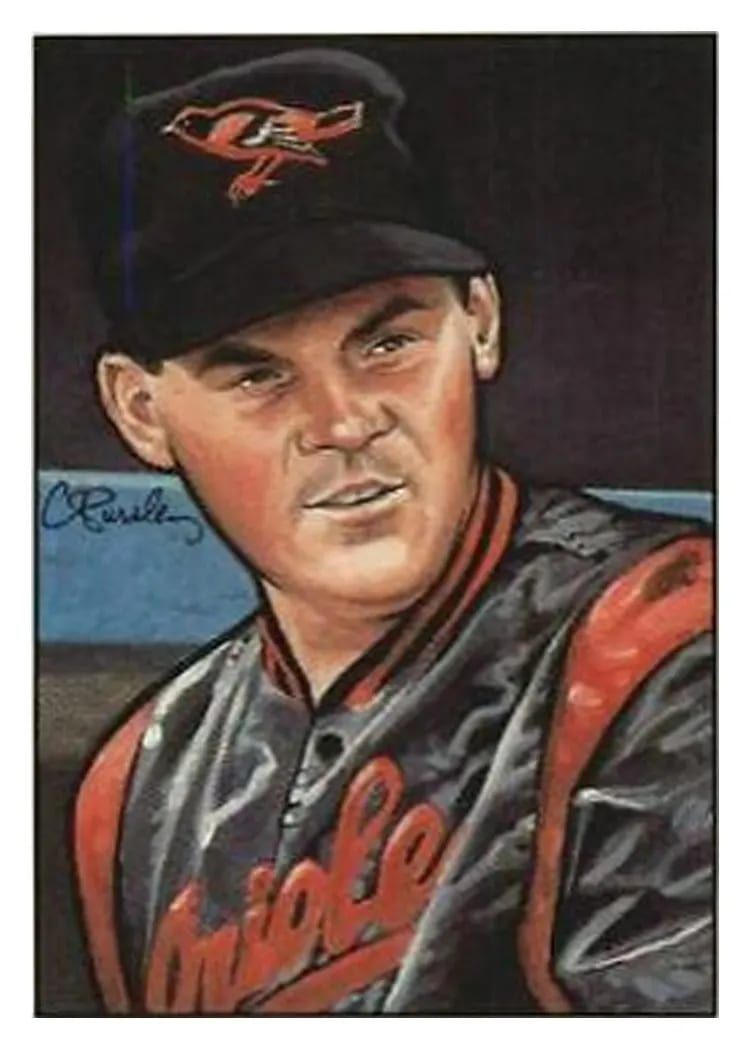 1990 Bowman Inserts Gregg Olson card