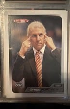 2005-06 Topps Total Base Set Gregg Popovich #411 card