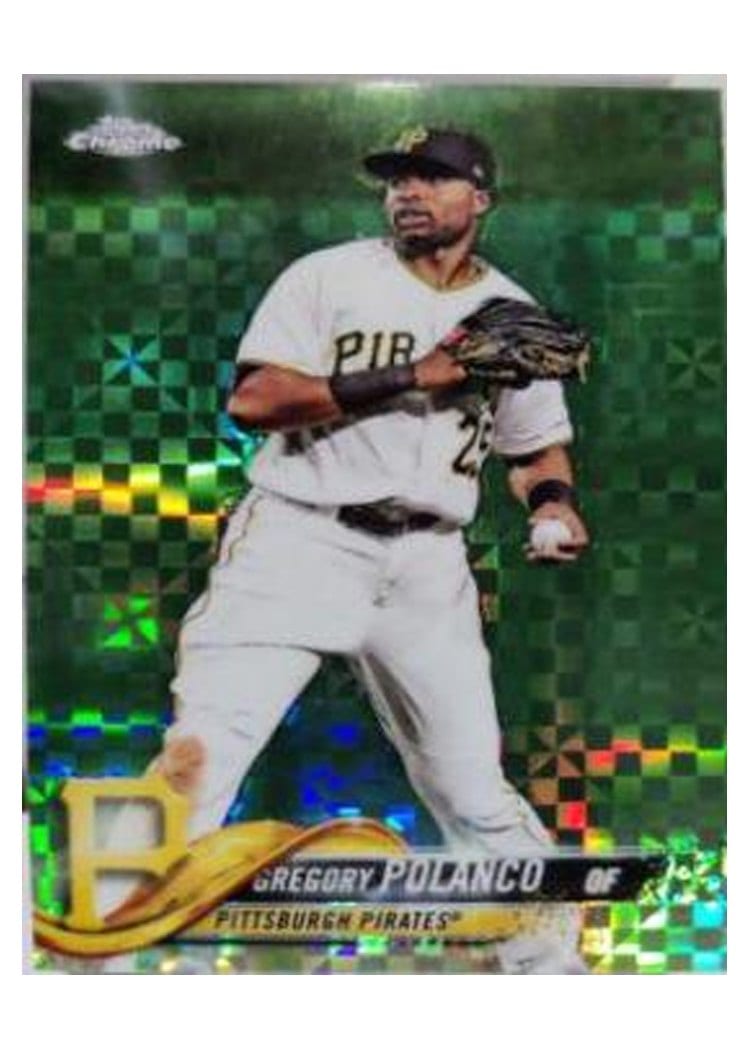 2018 Topps Chrome Base Set Gregory Polanco #28 card