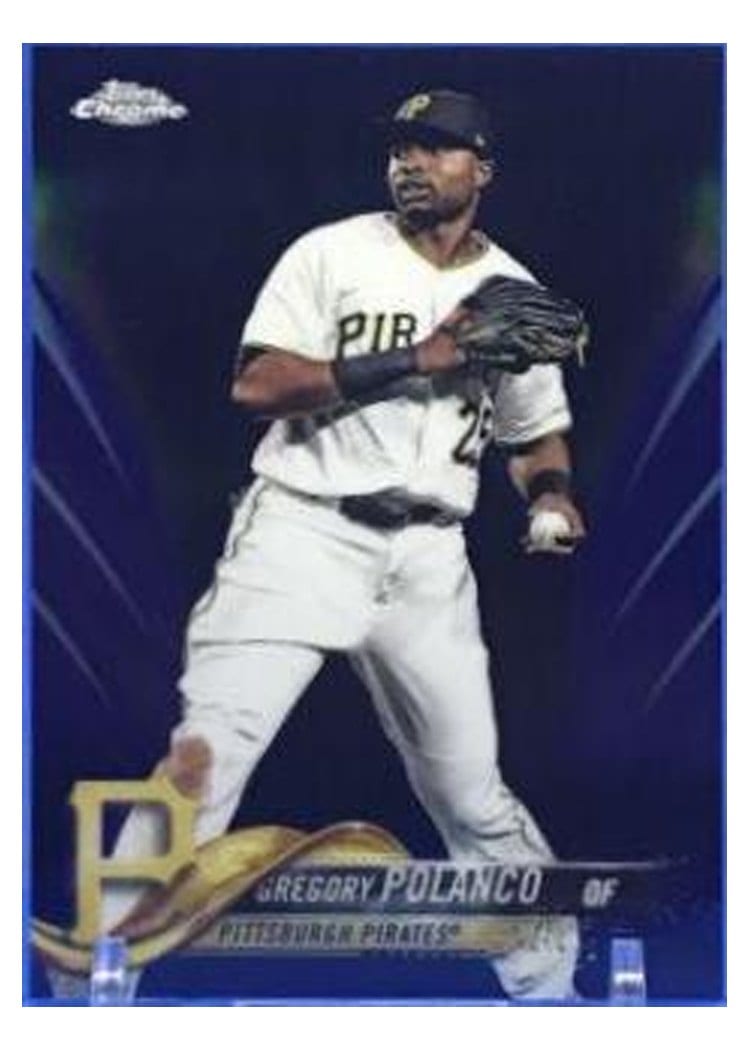 2018 Topps Chrome Base Set Gregory Polanco #28 card