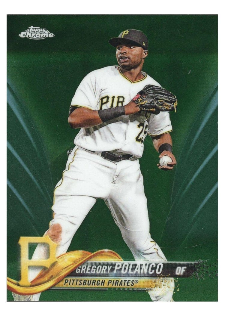 2018 Topps Chrome Base Set Gregory Polanco #28 card
