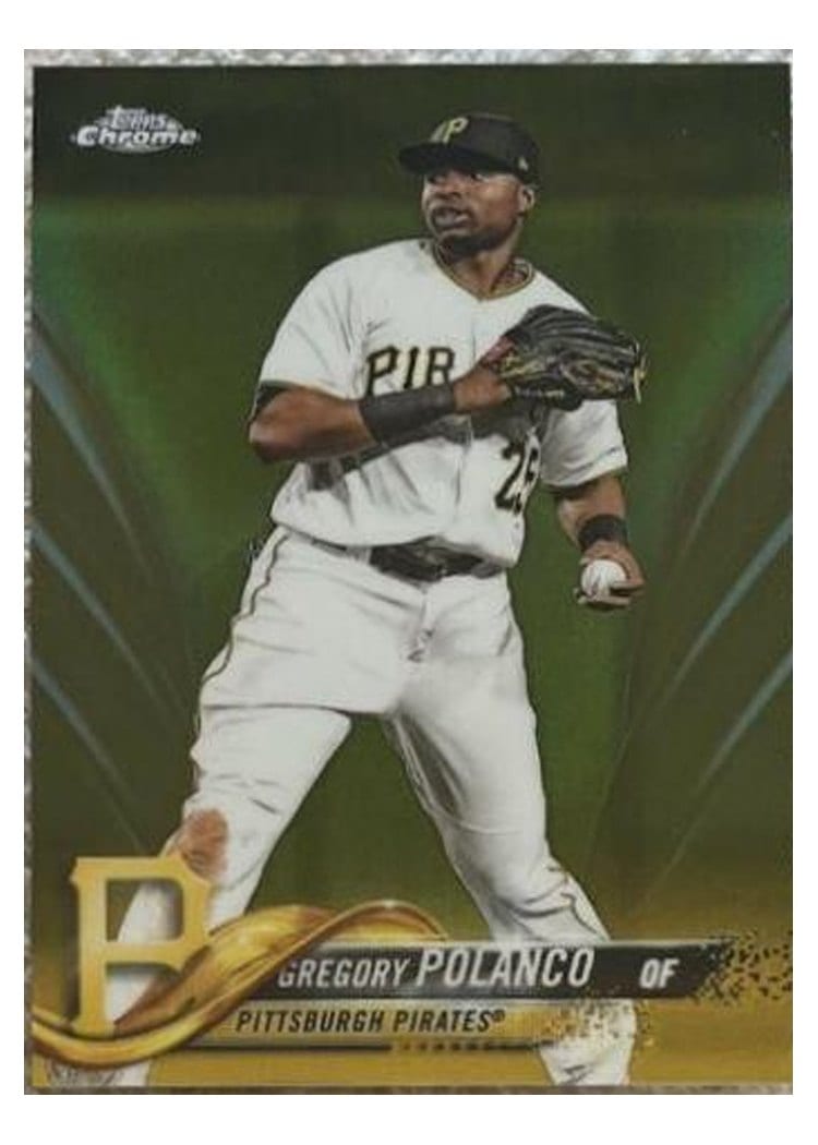 2018 Topps Chrome Base Set Gregory Polanco #28 card