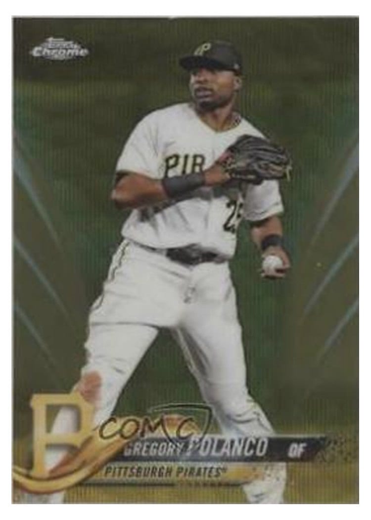 2018 Topps Chrome Base Set Gregory Polanco #28 card