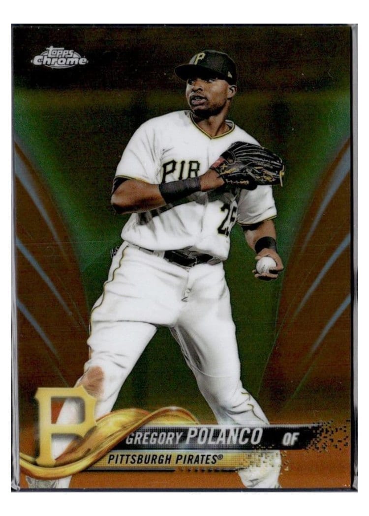 2018 Topps Chrome Base Set Gregory Polanco #28 card