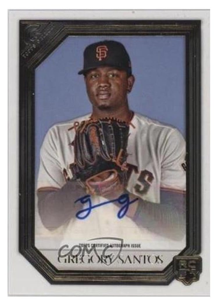 2021 Topps Gallery Rookie Autographs Gregory Santos #RA-GS card