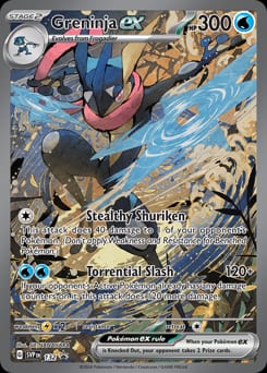 2023 Scarlet & Violet Black Star Promos Greninja ex #132 card