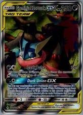2019 Unbroken Bonds Greninja & Zoroark-GX #201 card