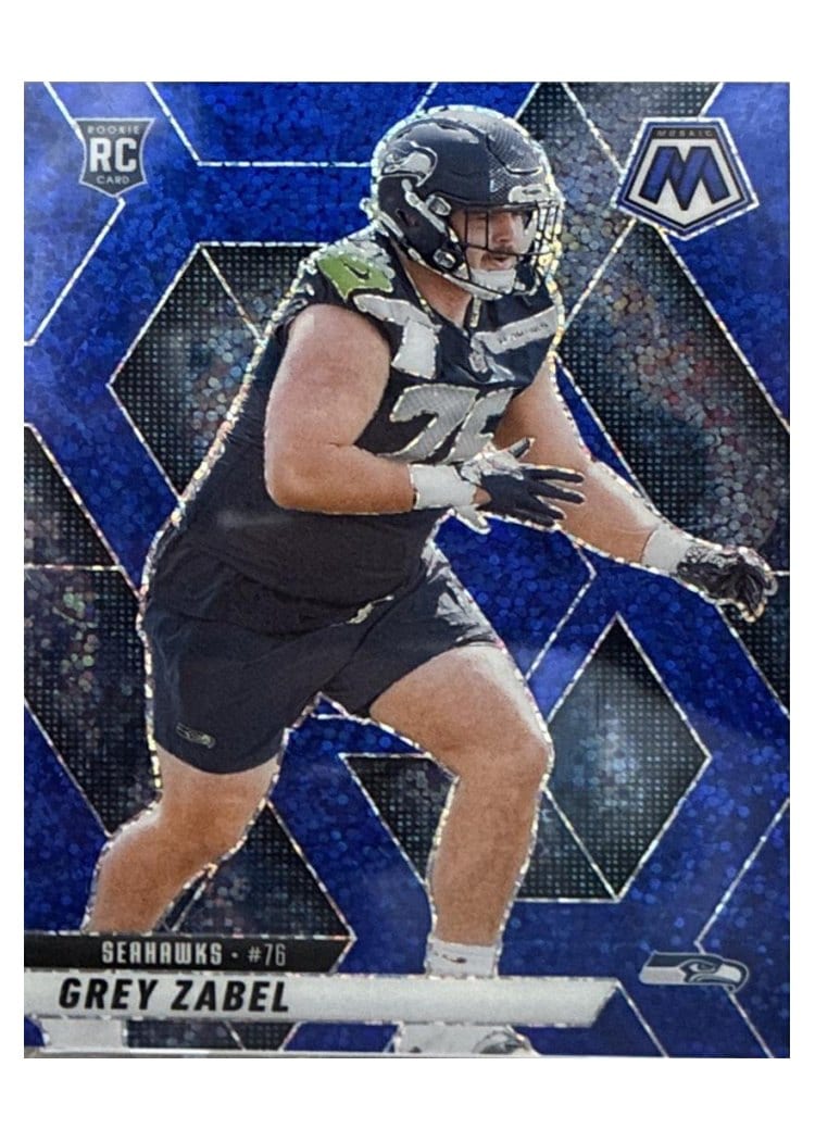 2025 Panini Mosaic Base Set Grey Zabel #328 card